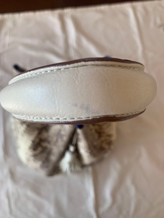 ANYA HINDMARCH パイソン巾着バッグ