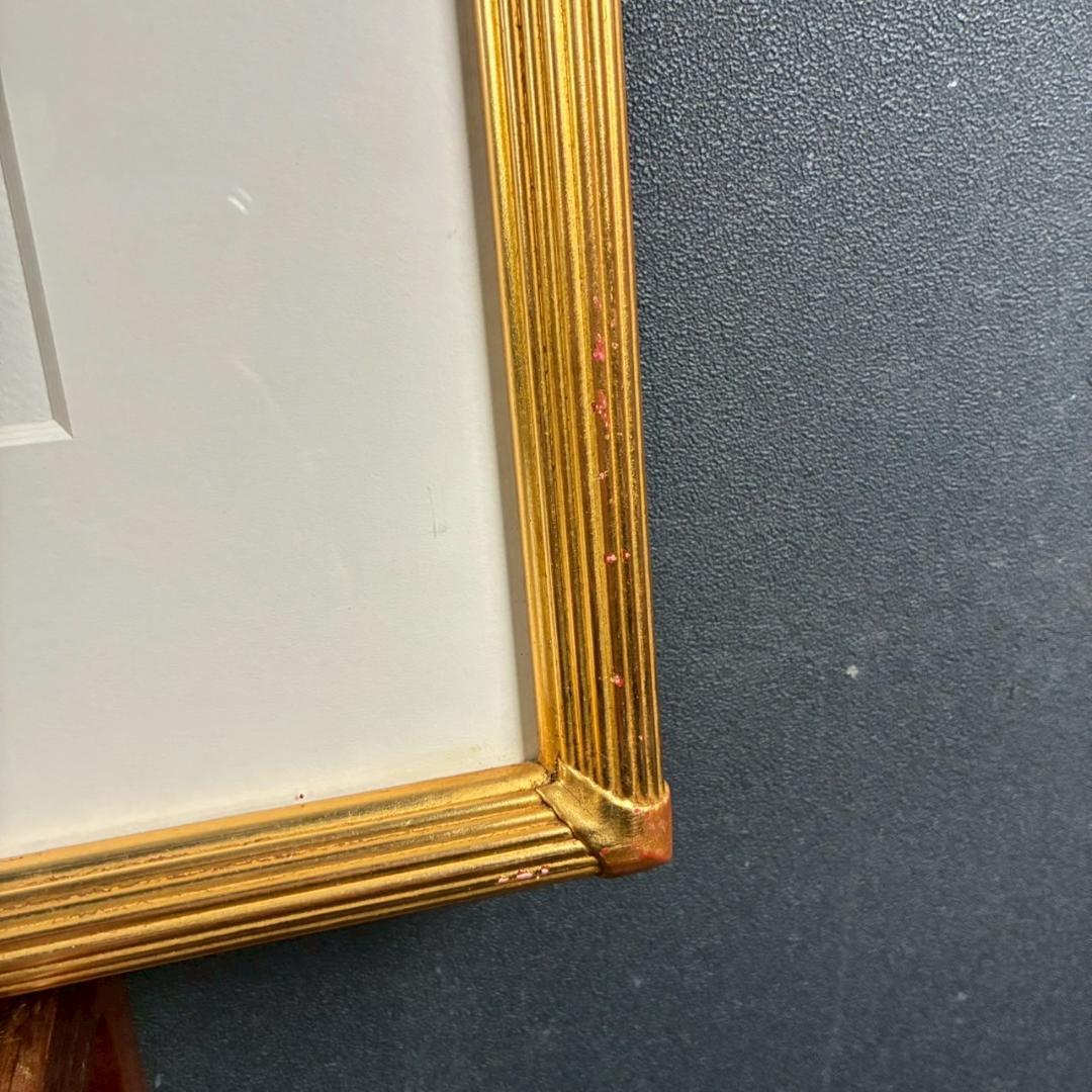 児玉幸雄「村の朝市」リトグラフ 直筆サイン有 お洒落な額装 パリ