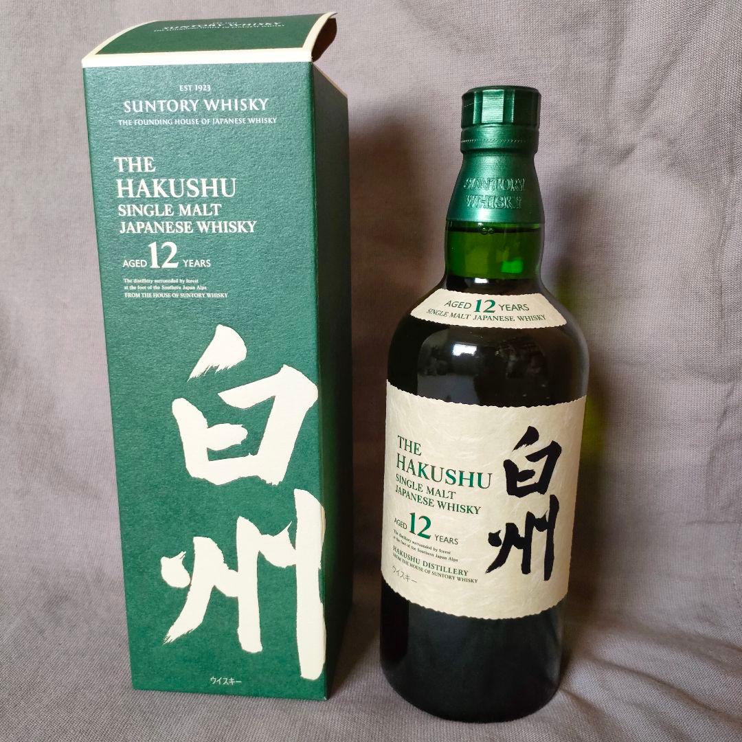 新品未開封】サントリーウイスキー 白州 12年 700ml 箱付き未開栓