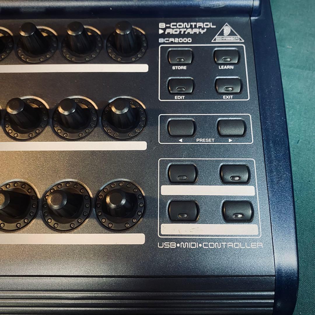 BEHRINGER BCR2000 日本語マニュアル付き 日本語取説書付け 日本語説明書