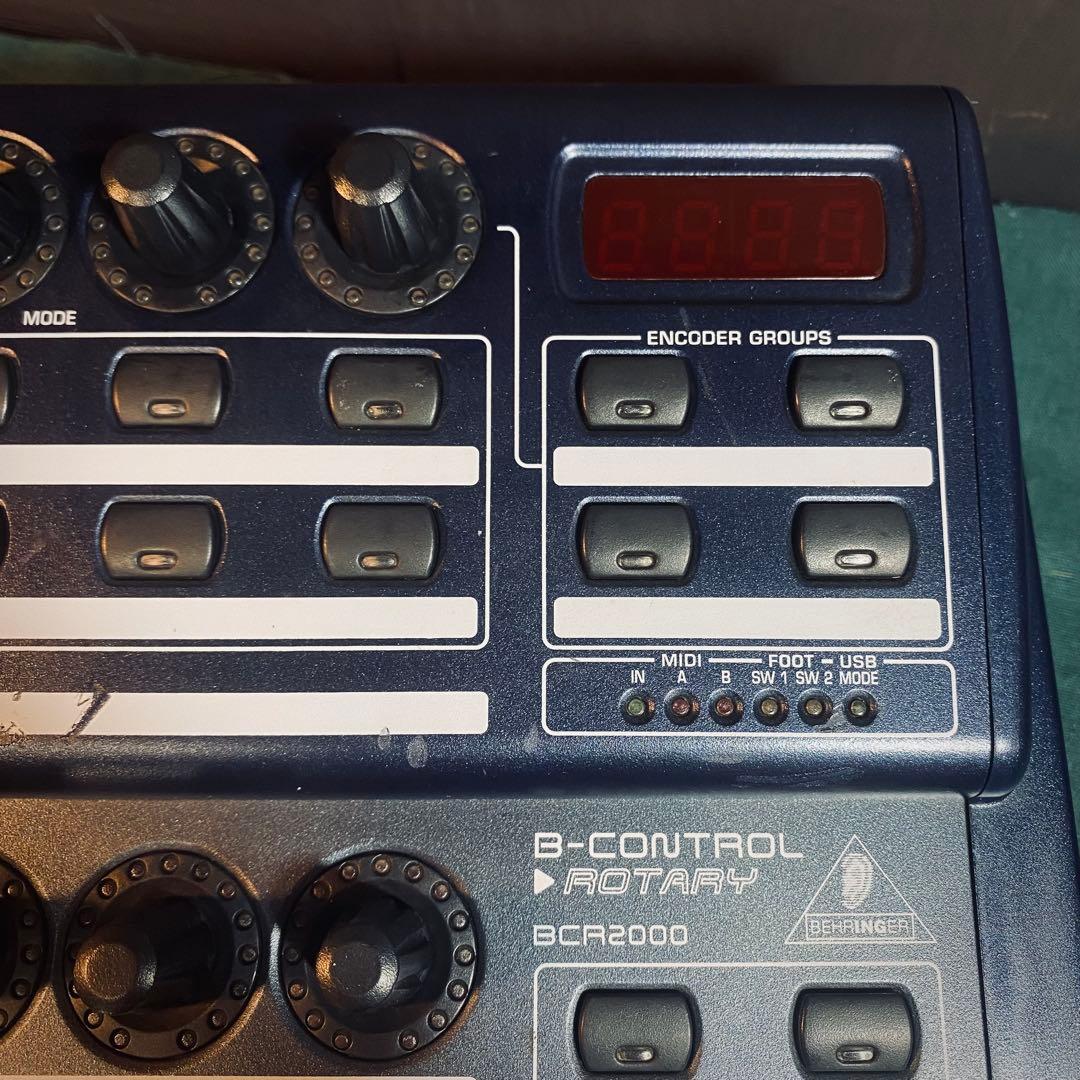 BEHRINGER BCR2000 日本語マニュアル付き 日本語取説書付け 日本語説明書