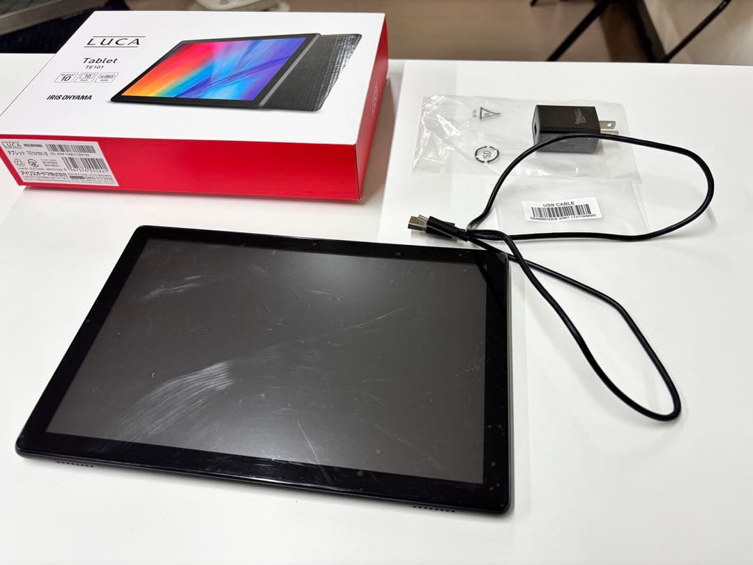 子供用にいかがですか？【保護フィルム未剥離】新古品タブレットWi-Fi接続