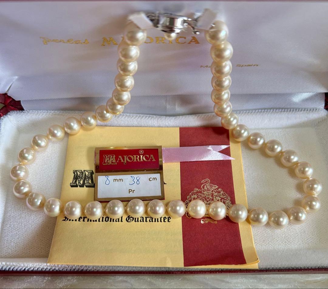 ひろ K18 18金 ダイヤ ネックレス プラチナ Pt 本真珠指輪