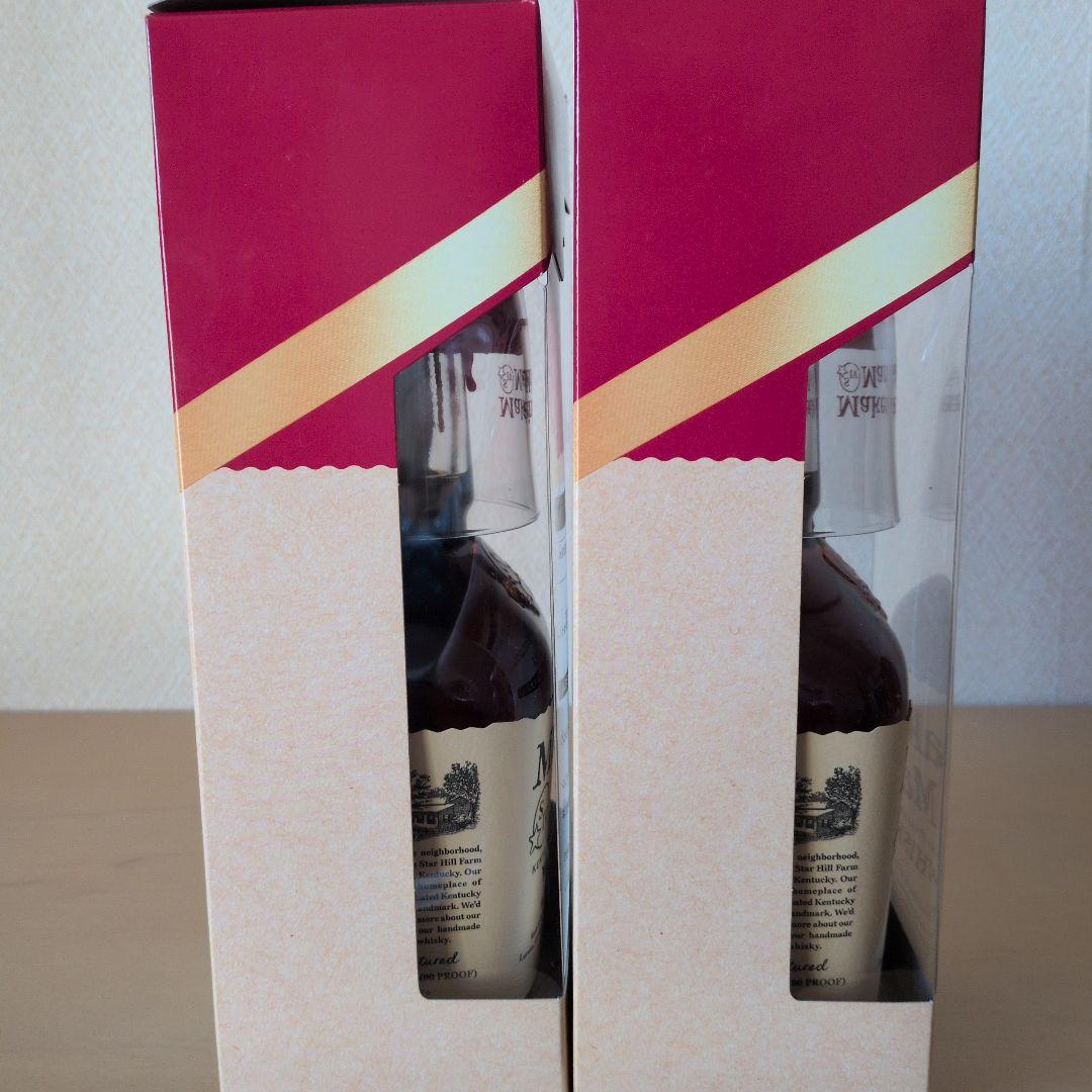 Maker´s Mark ウイスキー 700ml オリジナルグラス付き 2本
