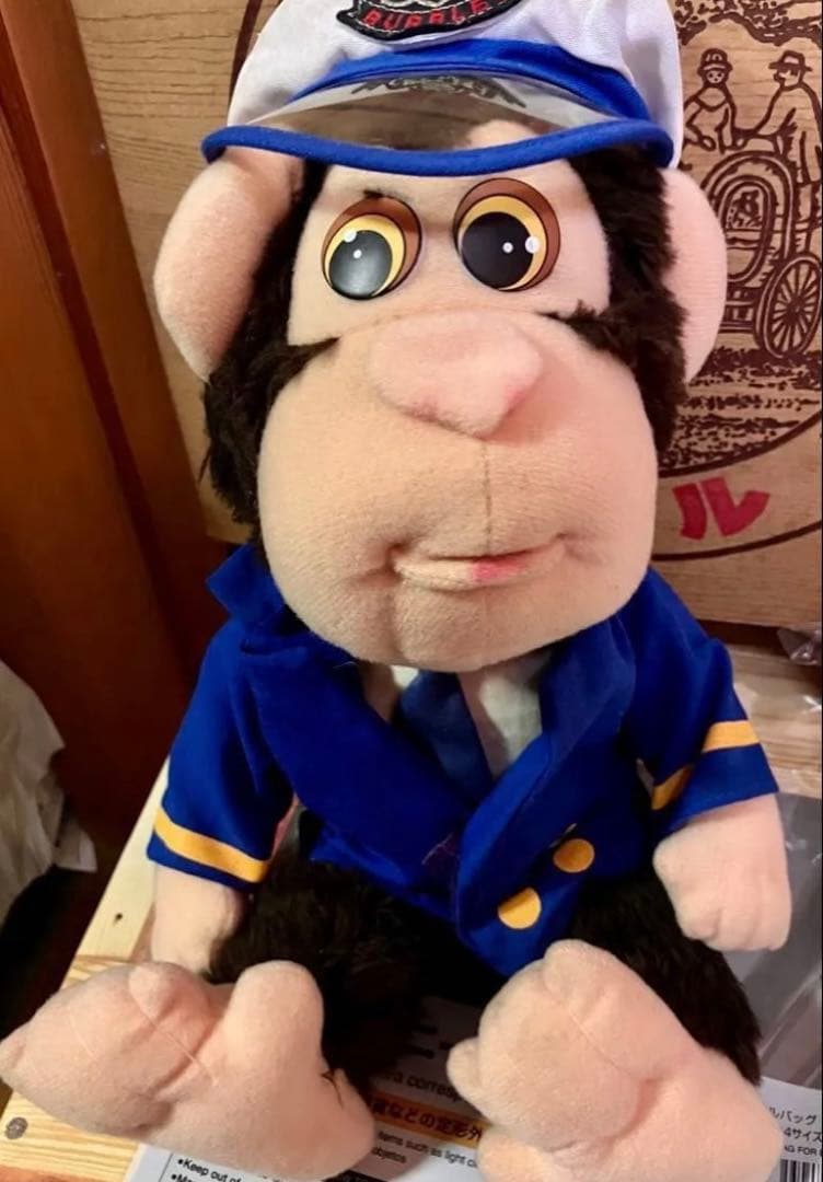 レア 非売品　おさる ぬいぐるみ ペア 昭和レトロ風　ホブソンズ　デッドストック