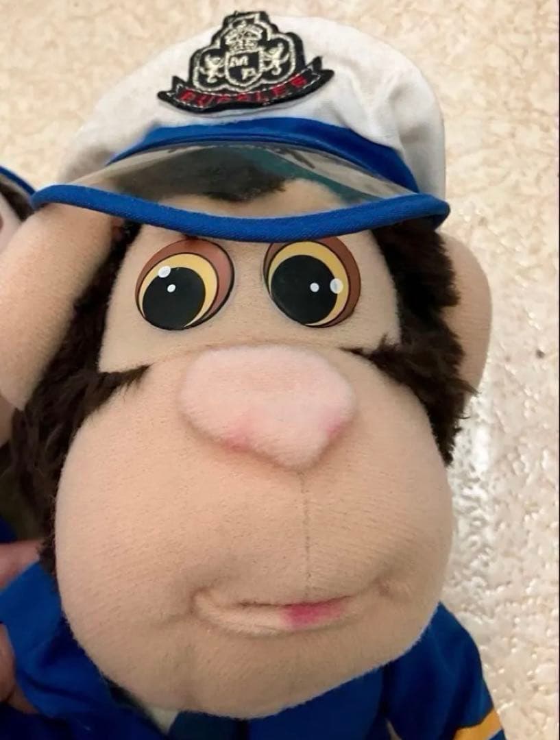 レア 非売品　おさる ぬいぐるみ ペア 昭和レトロ風　ホブソンズ　デッドストック