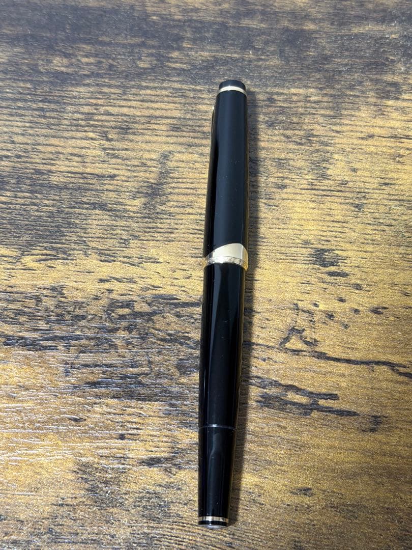 筆記確認＆洗浄済　1960年代　モンブラン　12 万年筆 18金　ゴールド　細字