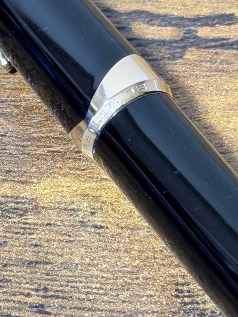 筆記確認＆洗浄済　1960年代　モンブラン　12 万年筆 18金　ゴールド　細字