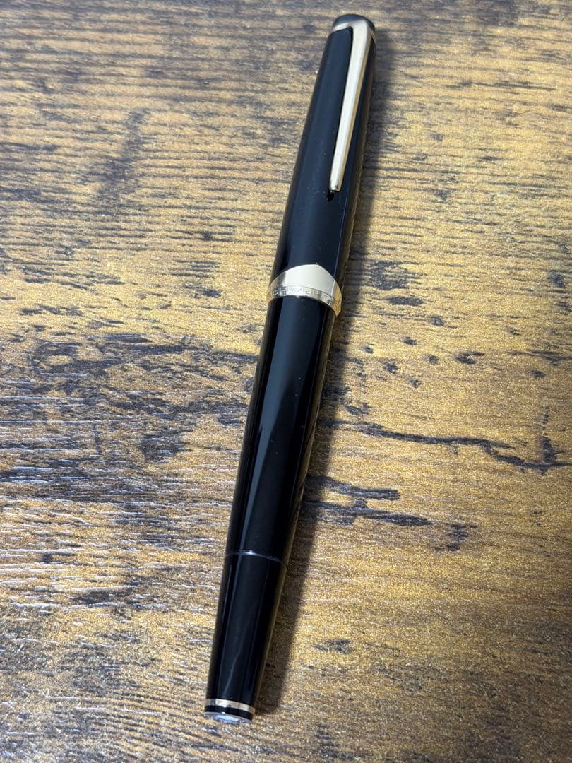 筆記確認＆洗浄済　1960年代　モンブラン　12 万年筆 18金　ゴールド　細字