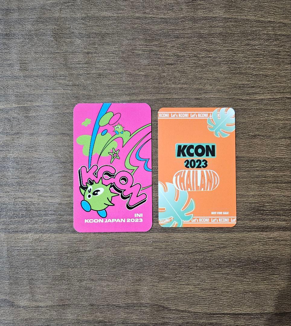 CAFE INI KCON  タイ カフェ 西 洸人 特典 トレカ