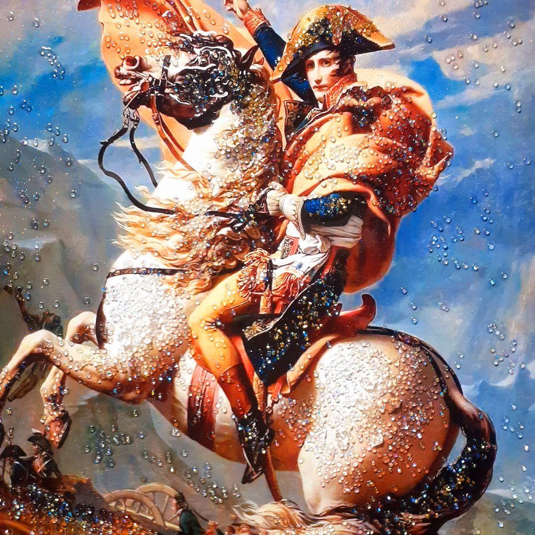 輸入雑貨　天然石　『ベルナール峠からアルプスを越えるボナパルト』　ナポレオン