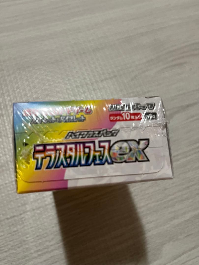 新品・未開封【シュリンク付】ポケモンカードテラスタルフェスex