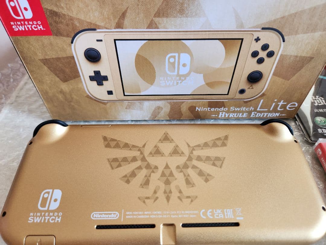 【動作良好】スイッチライト本体(ハイラルエディション)、新品マインクラフトなど