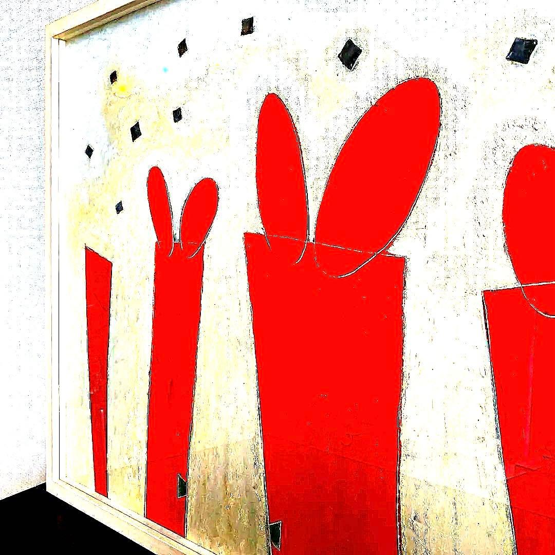 価格交渉あり　希少レア作品　本杉琉氏 作　絵画　油絵　美術品