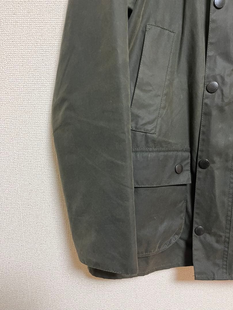 barbour 36 オリーブ コーデュロイ襟ジャケット　ビデイル　バブアー