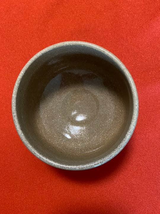 御深井窯変 李朝風茶碗 松原保広造