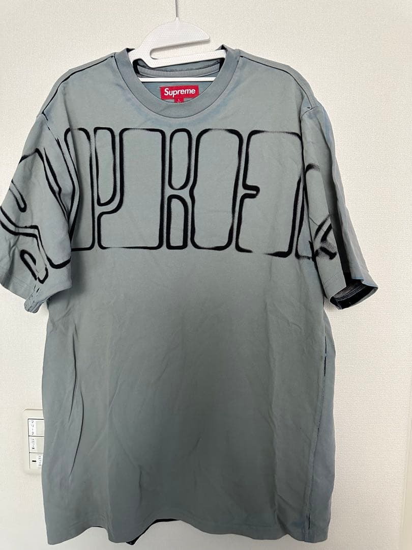 Supreme Overprint Knockout S/S Top Slate