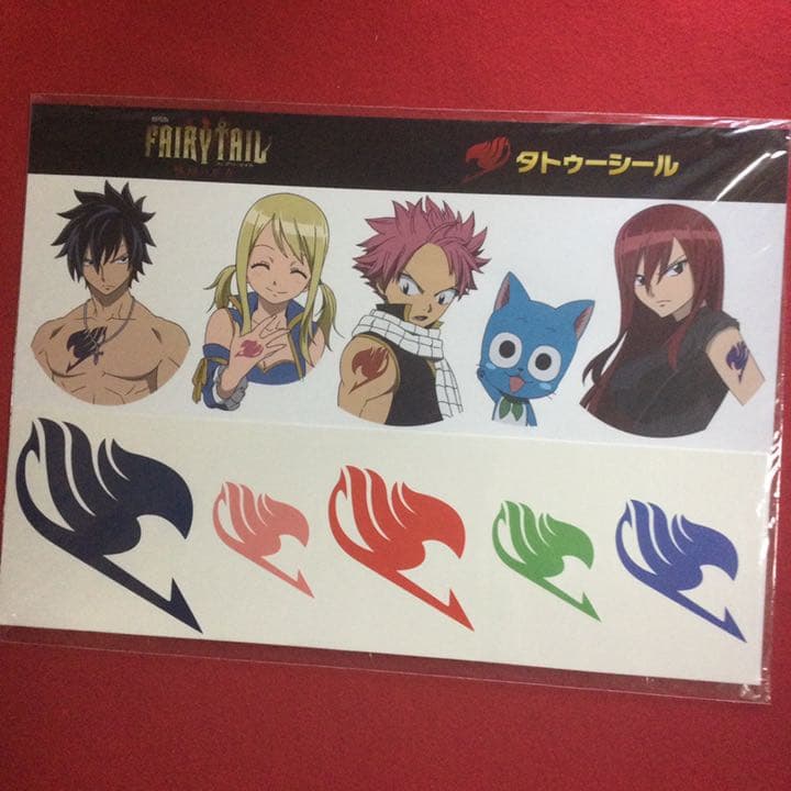 FAIRY TAIL フェアリーテイル タトゥーシール - メルカリ
