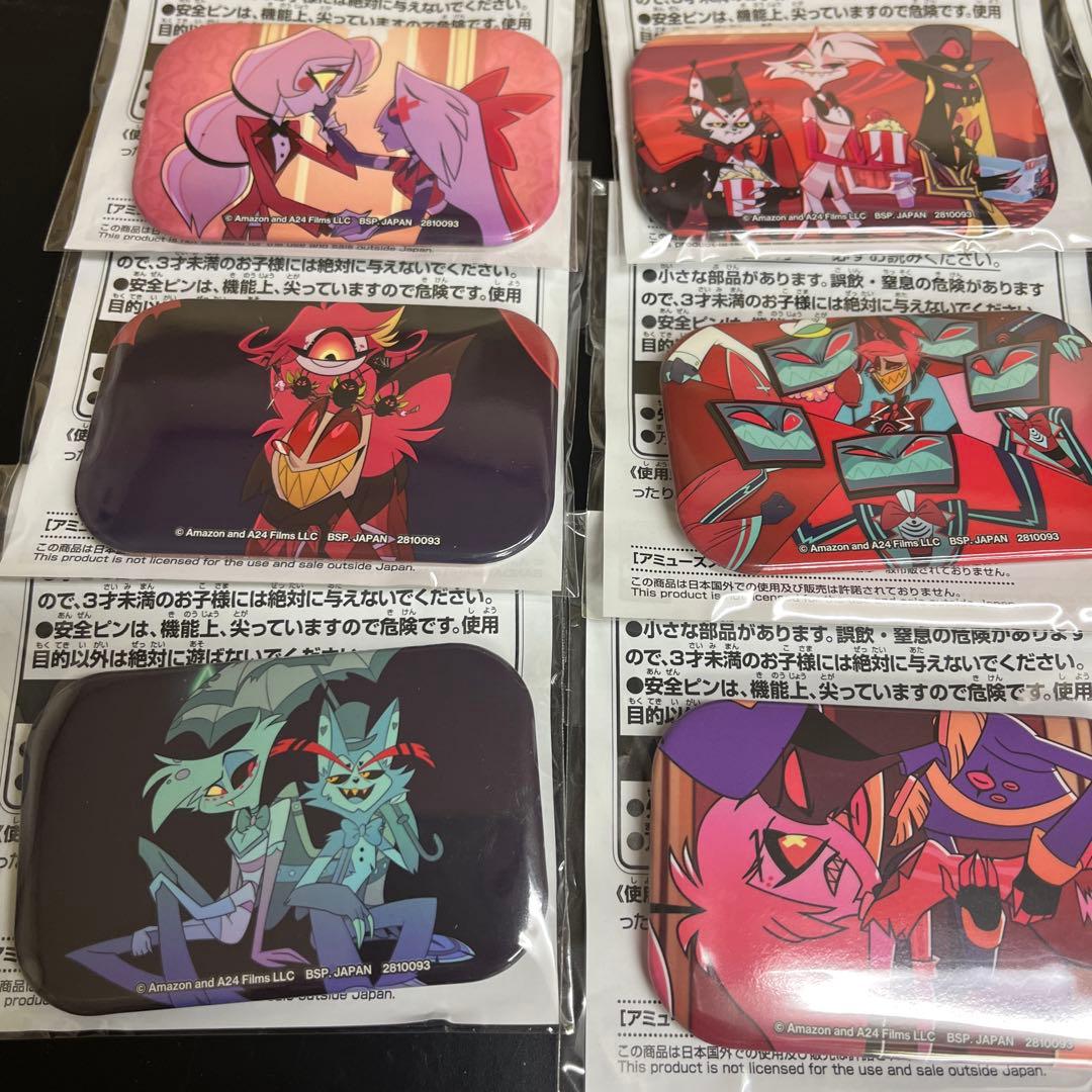 ハズビン・ホテルへようこそ◾︎スクエア缶バッジ フルコンプ 全12種