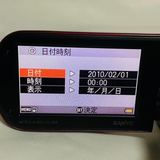 SANYO Xacti DMX-CG110 デジタルムービーカメラ レッド