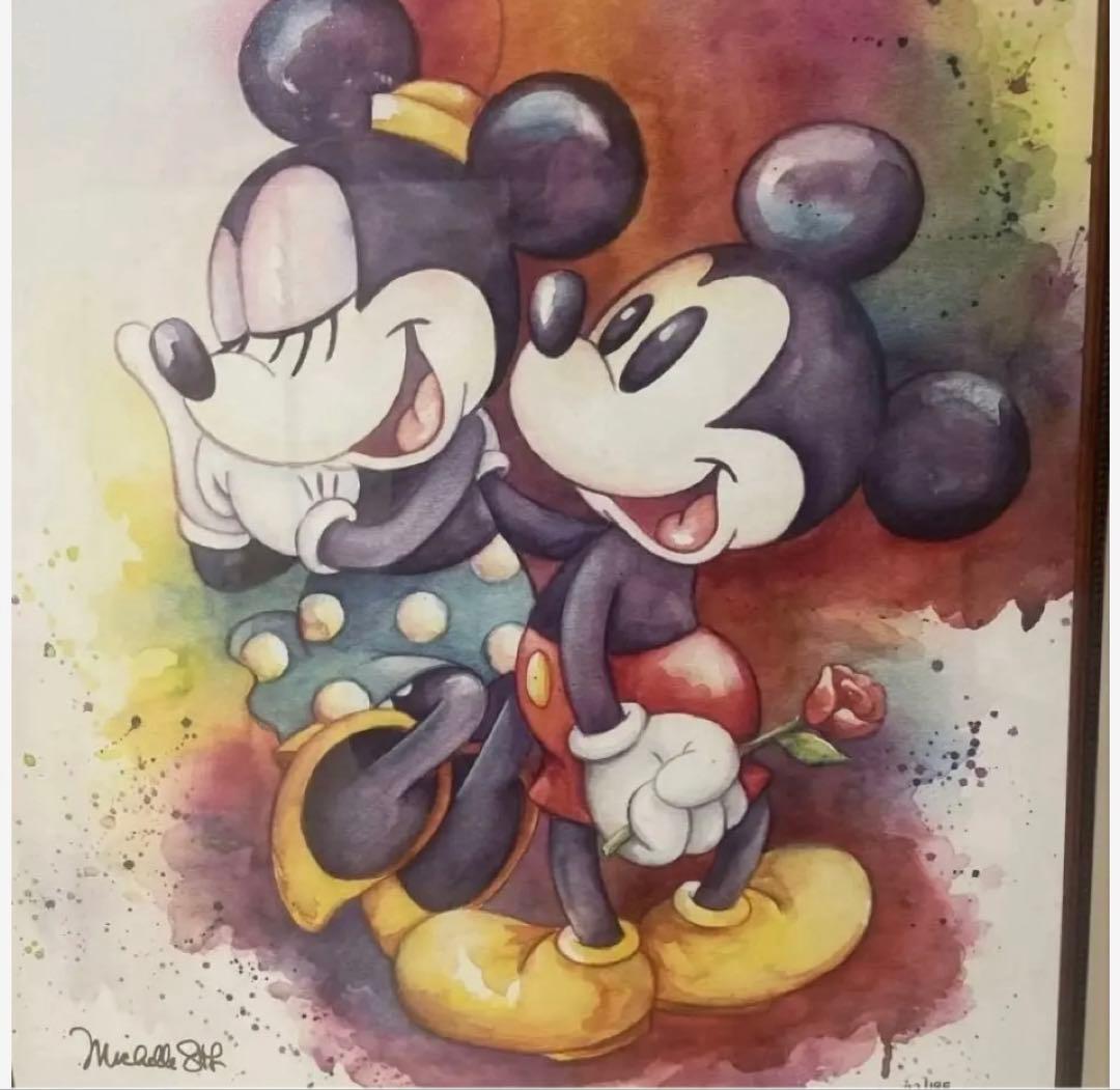 Disney Fine Art Michelle St.Laurent ミッキー