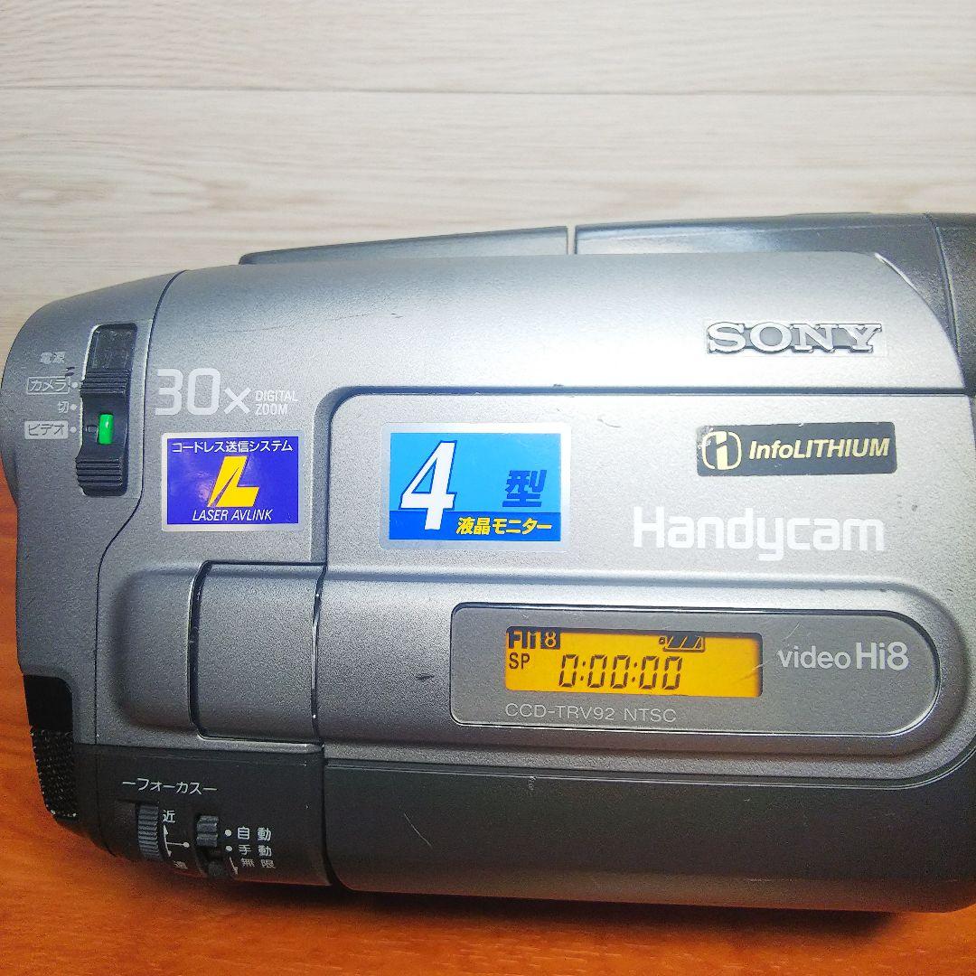 SONY videoHi8 Handycam ビデオカメラCCD-TRV92