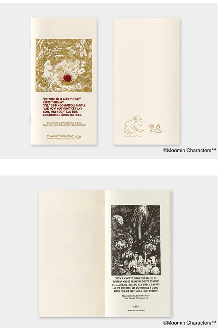 TRAVELER‘S COMPANY ムーミン　トラベラーズノートセット