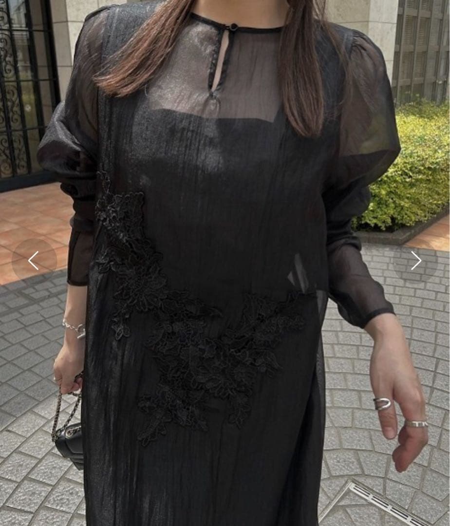 ウィルフリー オケージョン シアーモチーフ レース ワンピース セット