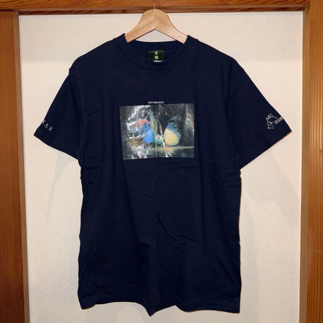 【非売品・VINTAGE】ジブリ × ピクサー コラボTシャツ（Mサイズ）