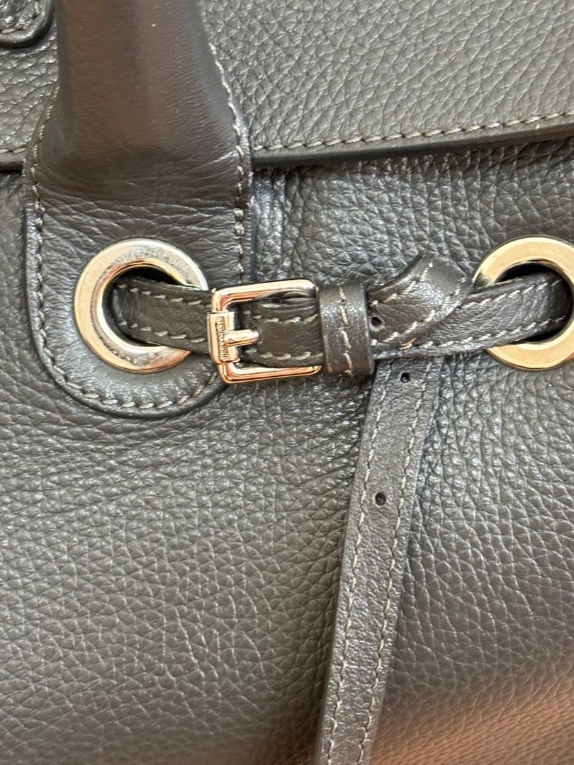 ジミーチュウ　ロザリー　ハンドバッグ　グレー　レディース