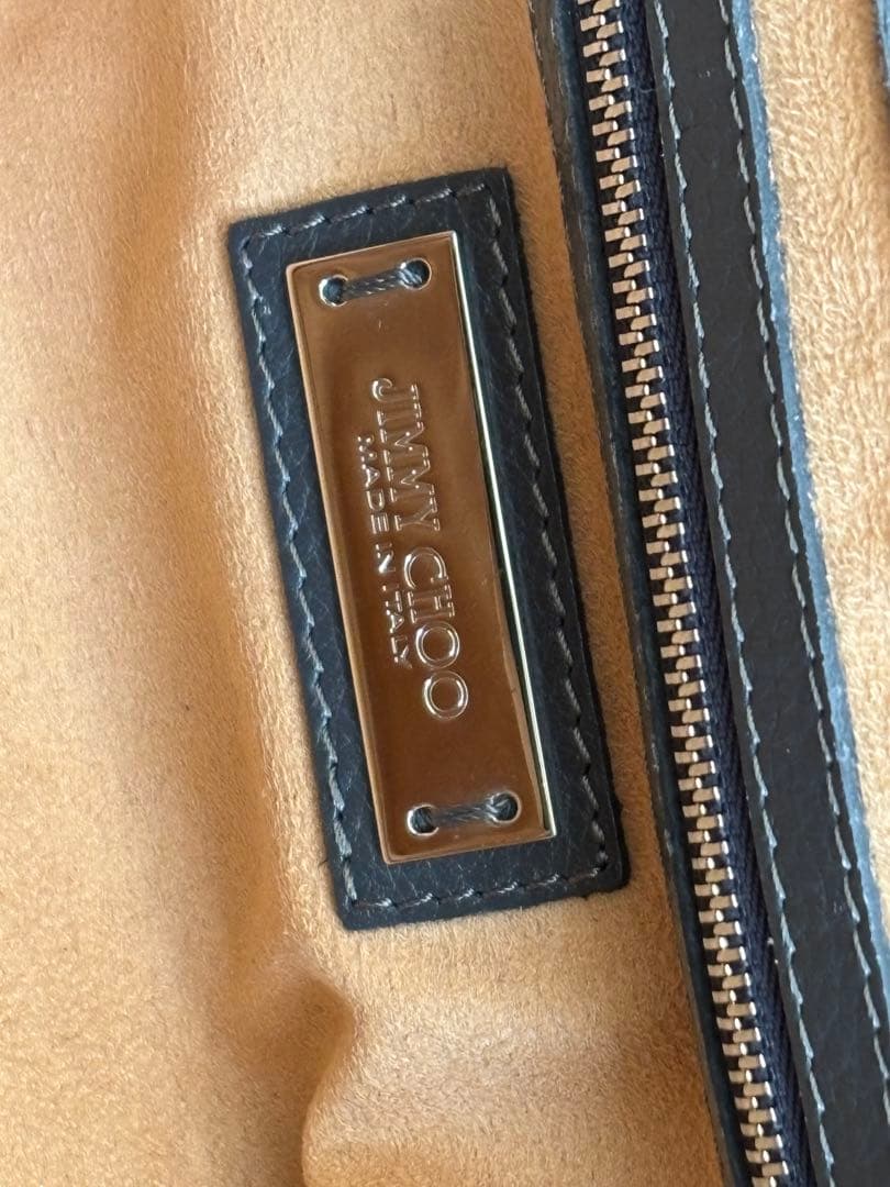 ジミーチュウ　ロザリー　ハンドバッグ　グレー　レディース