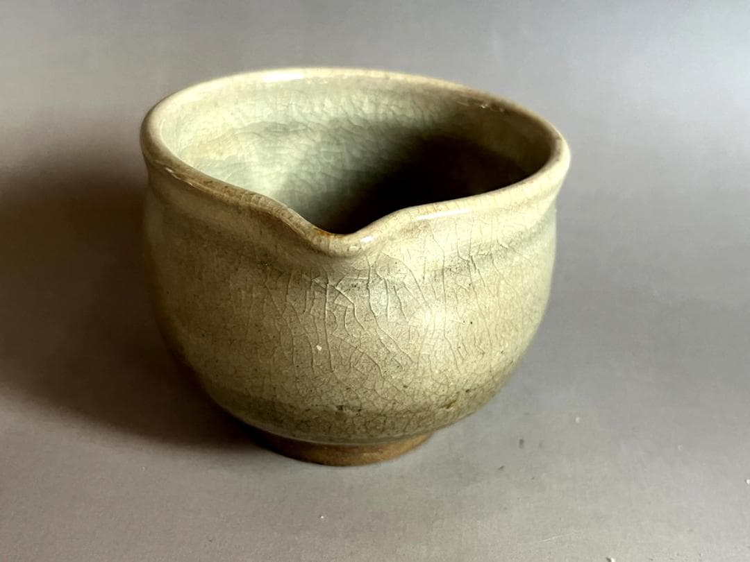 片口□古唐津 江戸期 酒器 古唐津超名品 ぐい飲み 時代物 骨董品