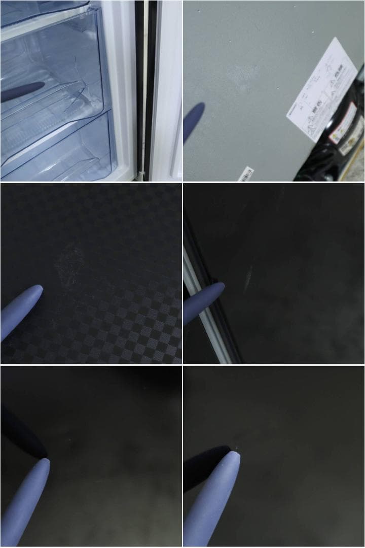 20年製 アイリスオーヤマ 冷凍庫 60L 前開き ブラック IUSD-6A-B