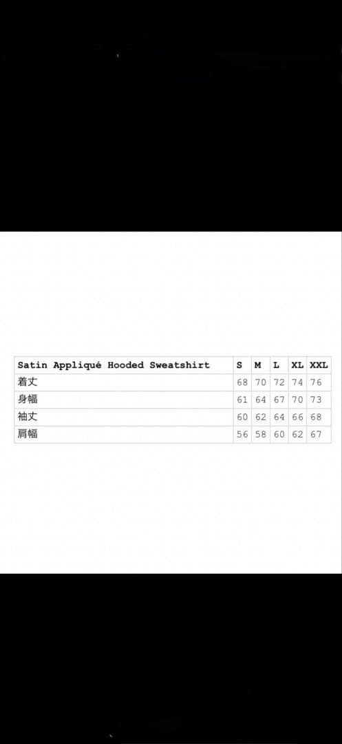 l*n様 Supreme Satin Applique XL サテンアップリケ