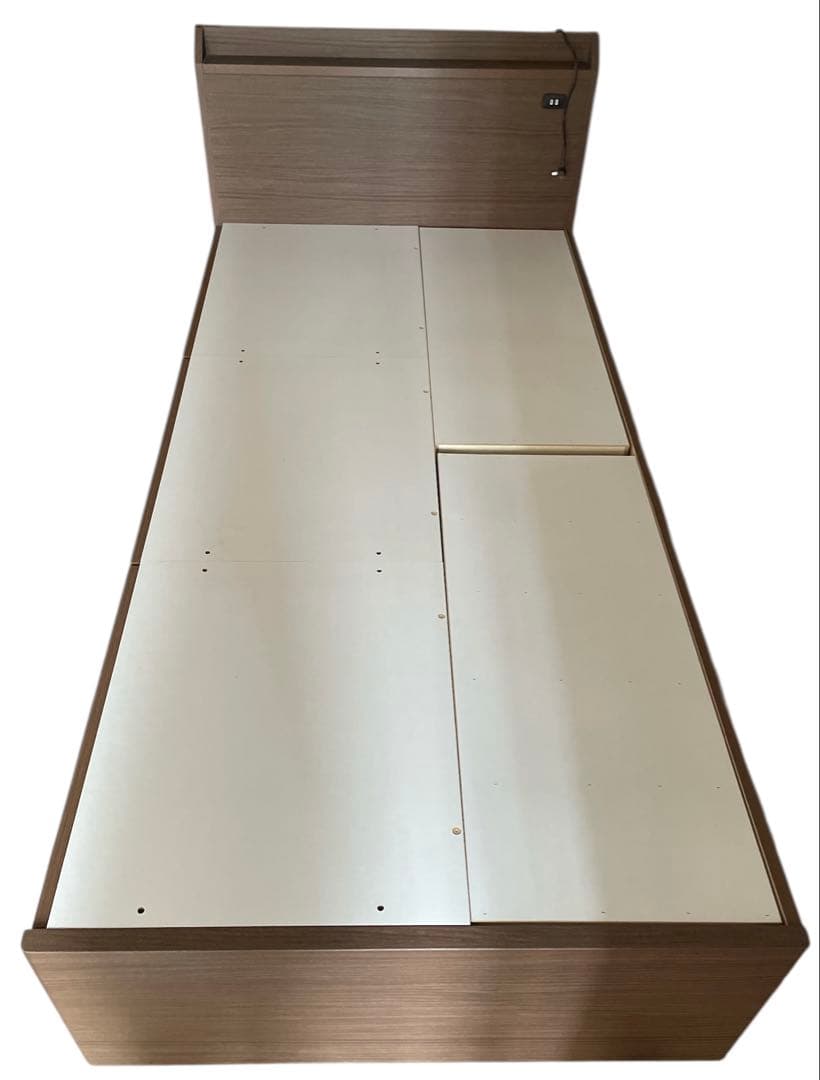 大阪京都限定 美品 ニトリ 4収納 シングルサイズ ベッドフレーム