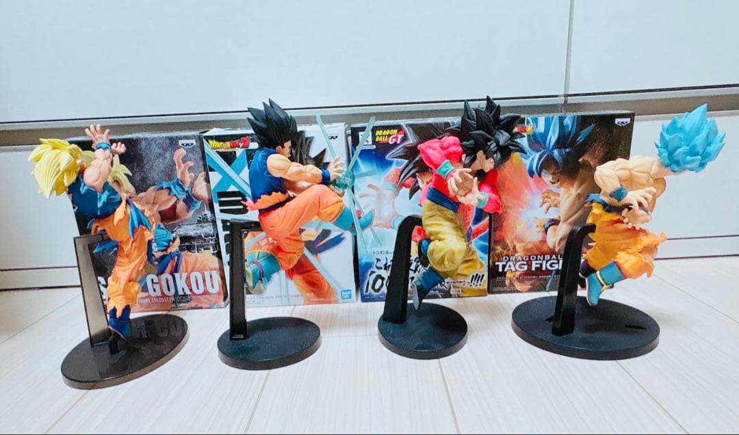 ドラゴンボール フィギュア 孫悟空 かめはめ波 4点セット まとめ売り
