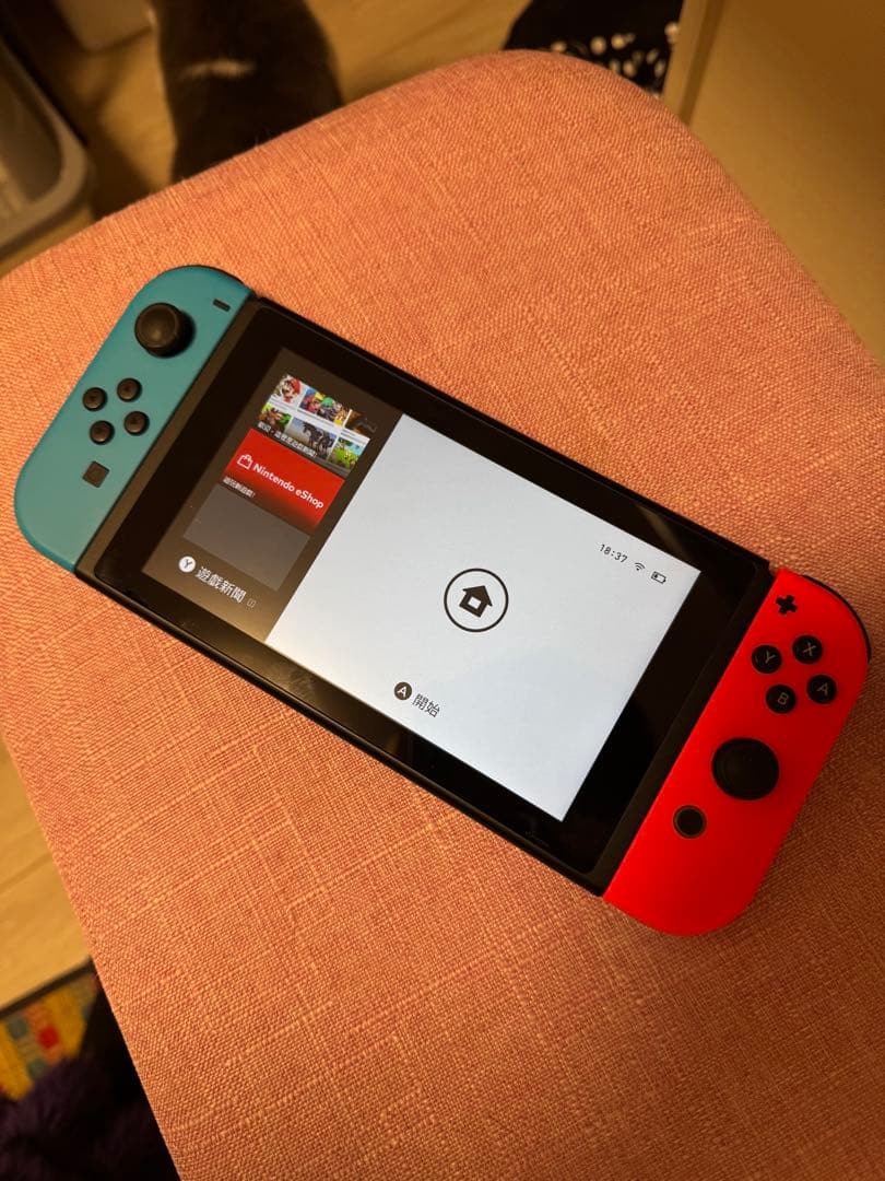 Nintendo Switch 本体 オレンジと青のJoy-Con