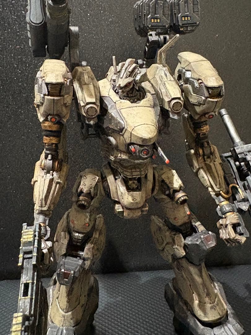 30MM アーマードコア6 ナイトフォール 部分塗装 ウェザリング 塗装完成