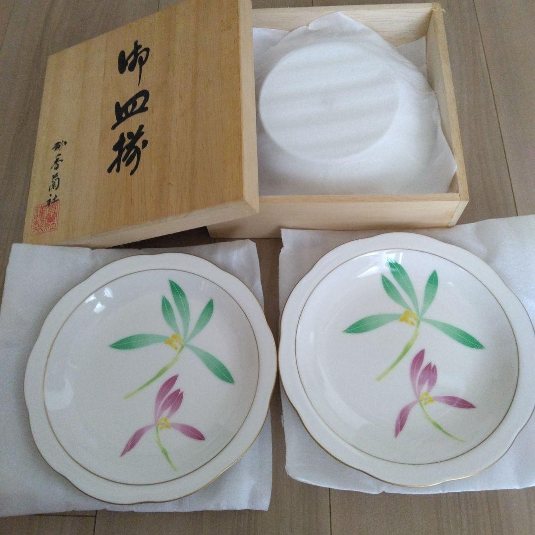 お値下げ有田焼大皿御所車に鶴 直径39センチほどのものです 名品】朝鮮