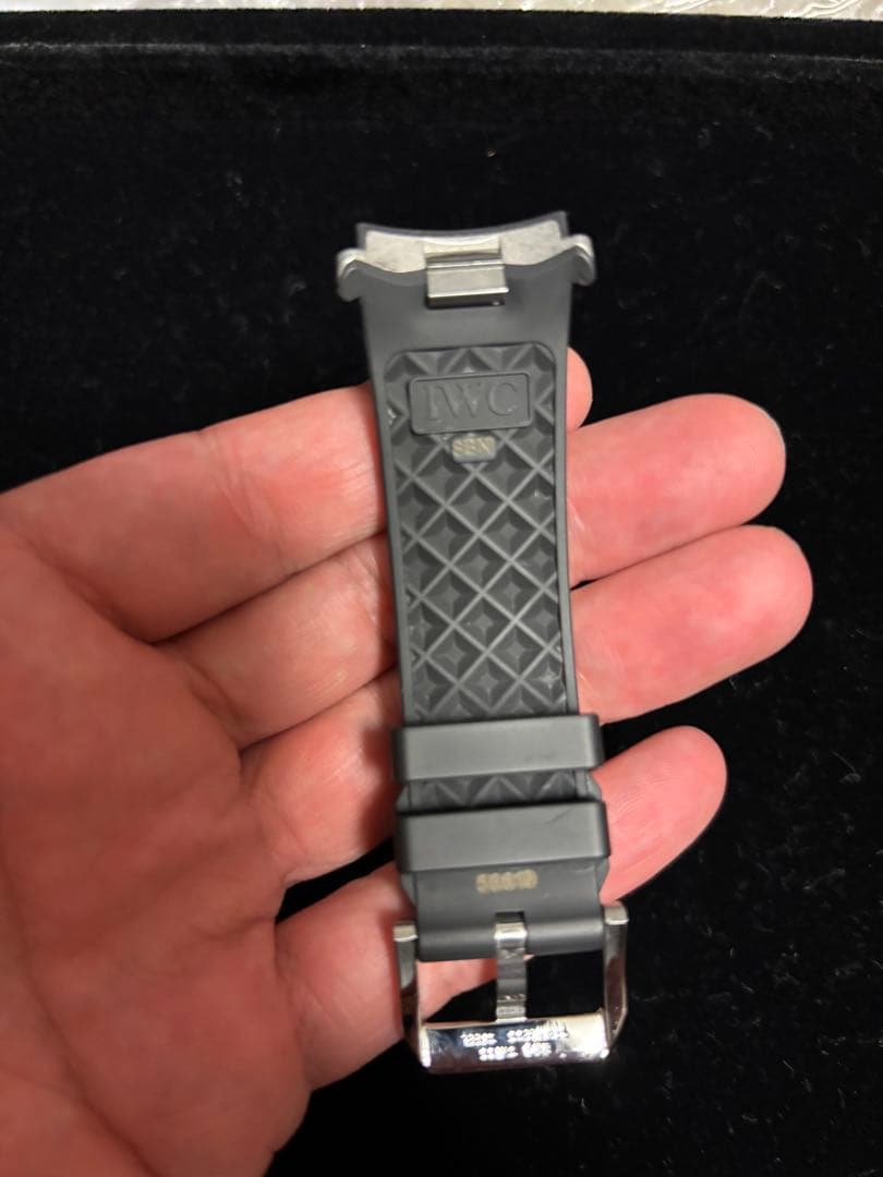 IWC ラバーベルト 尾錠付き