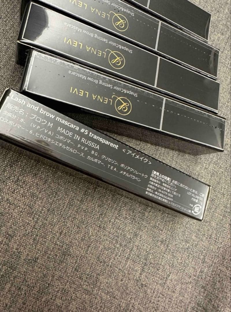新品未使用　レナレビ　クリアマスカラ　5本セット