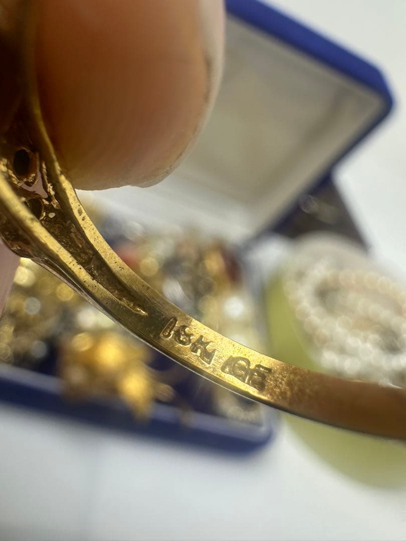 尾*る様 遺品整理　刻印あり アクセサリー　イミテーションまとめ　約826g