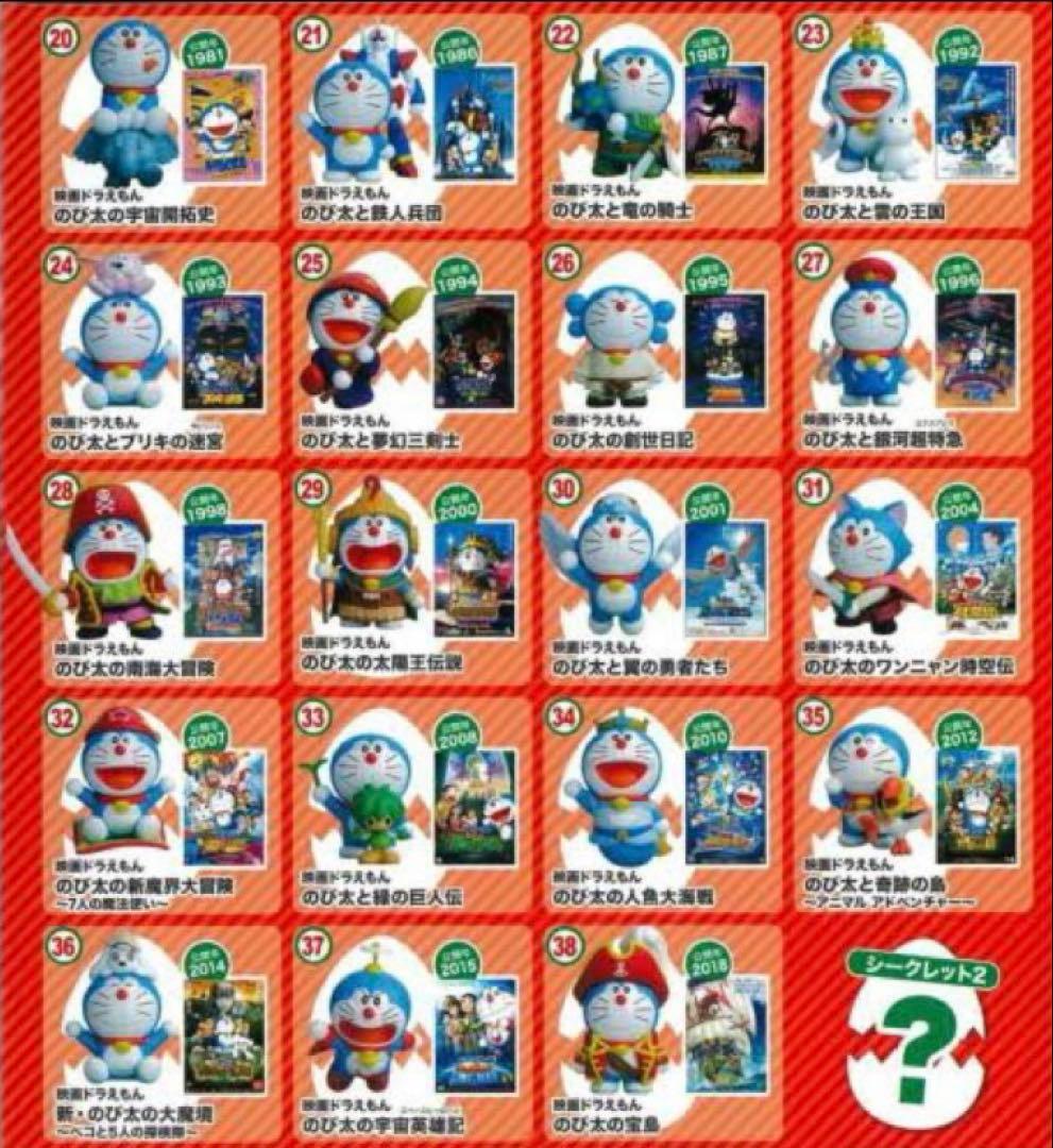 ドラえもん チョコエッグ ムービーセレクション 1・2 全種類フルコンプリート