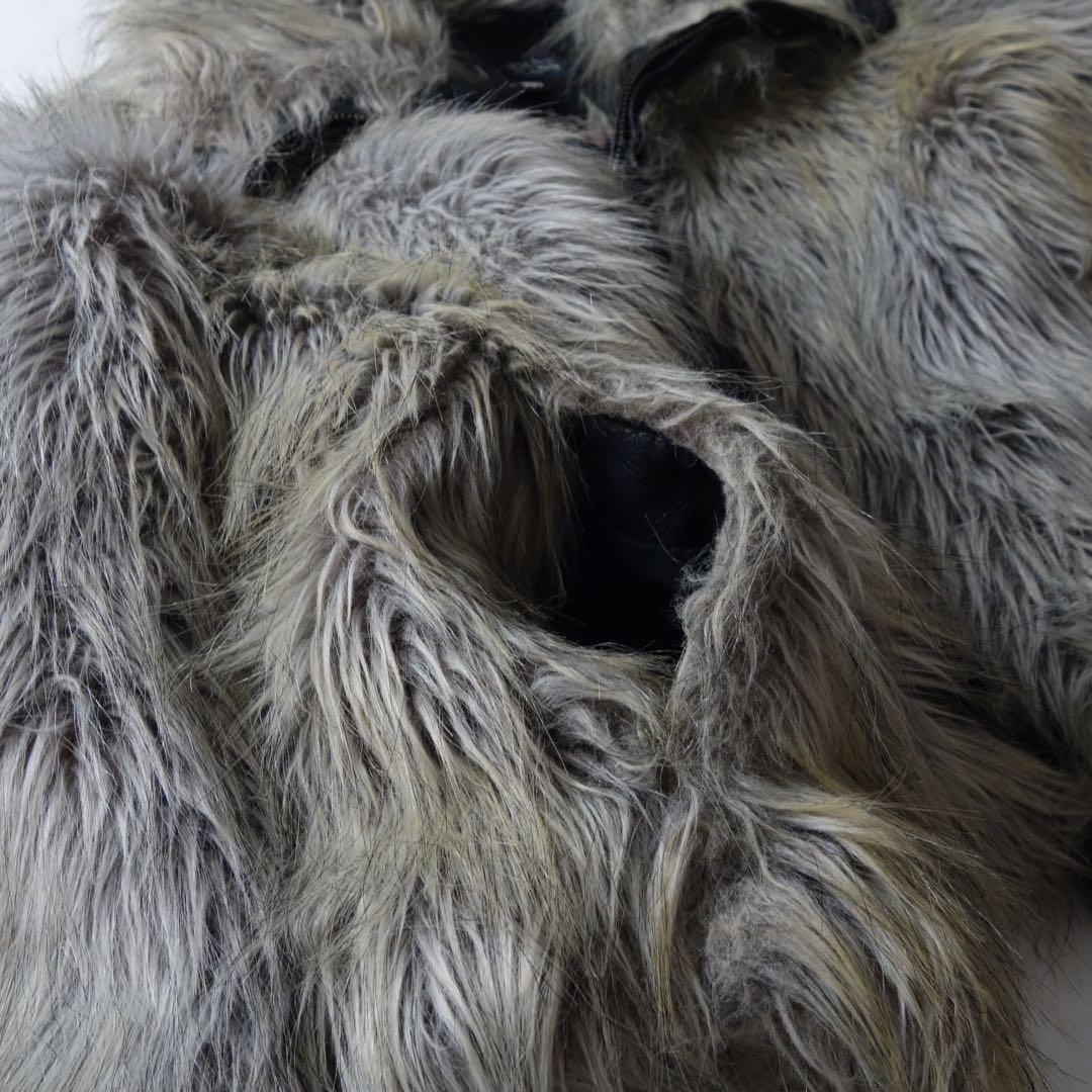 ジャケット・アウター 90s Armani Jeans Fake Fur Leather Jacket