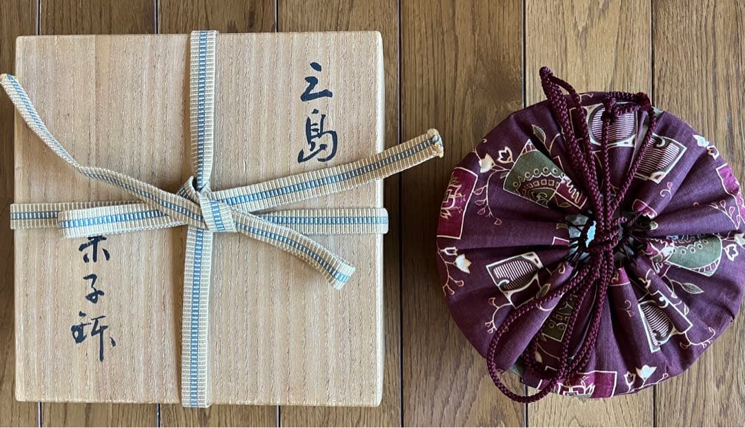 李朝　三島　菓子鉢 アンティーク