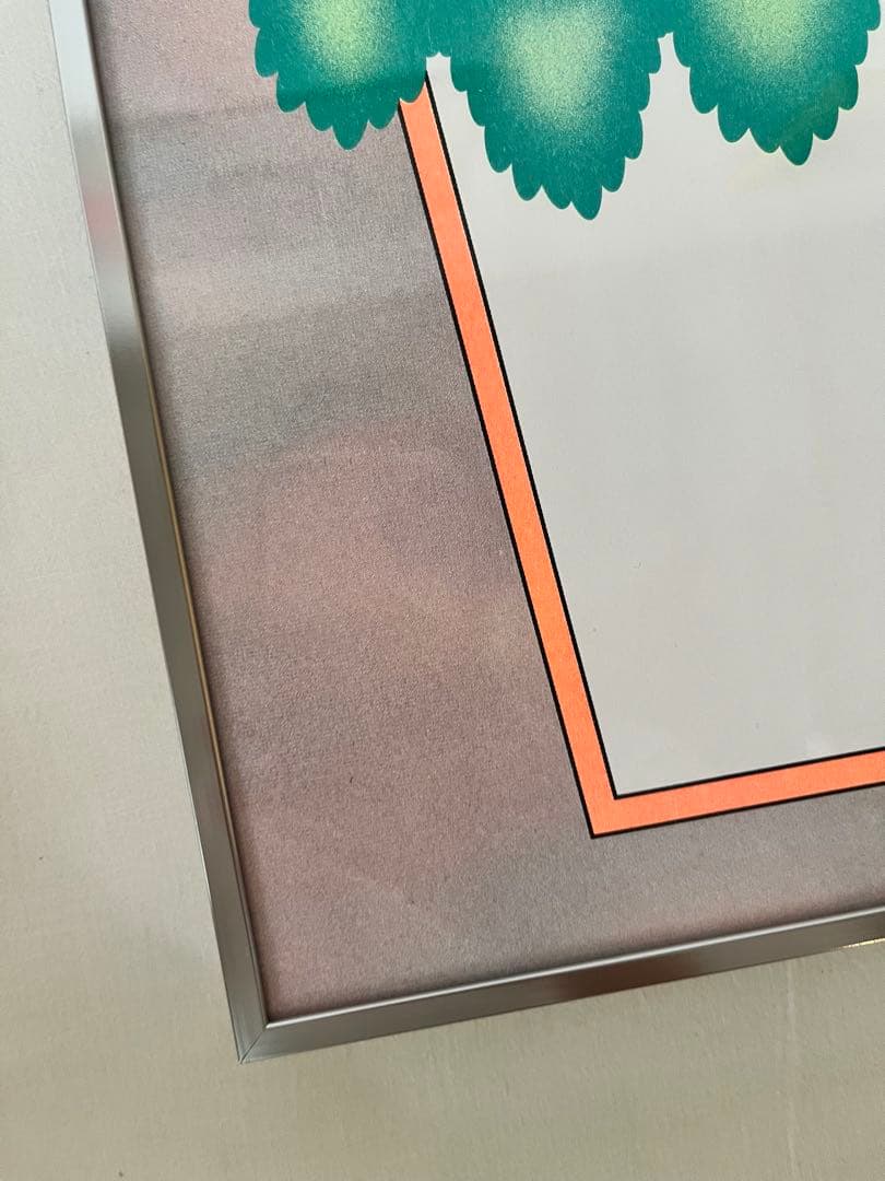 水越智三　pure tomato パンジー　鉢植え　花　イラスト