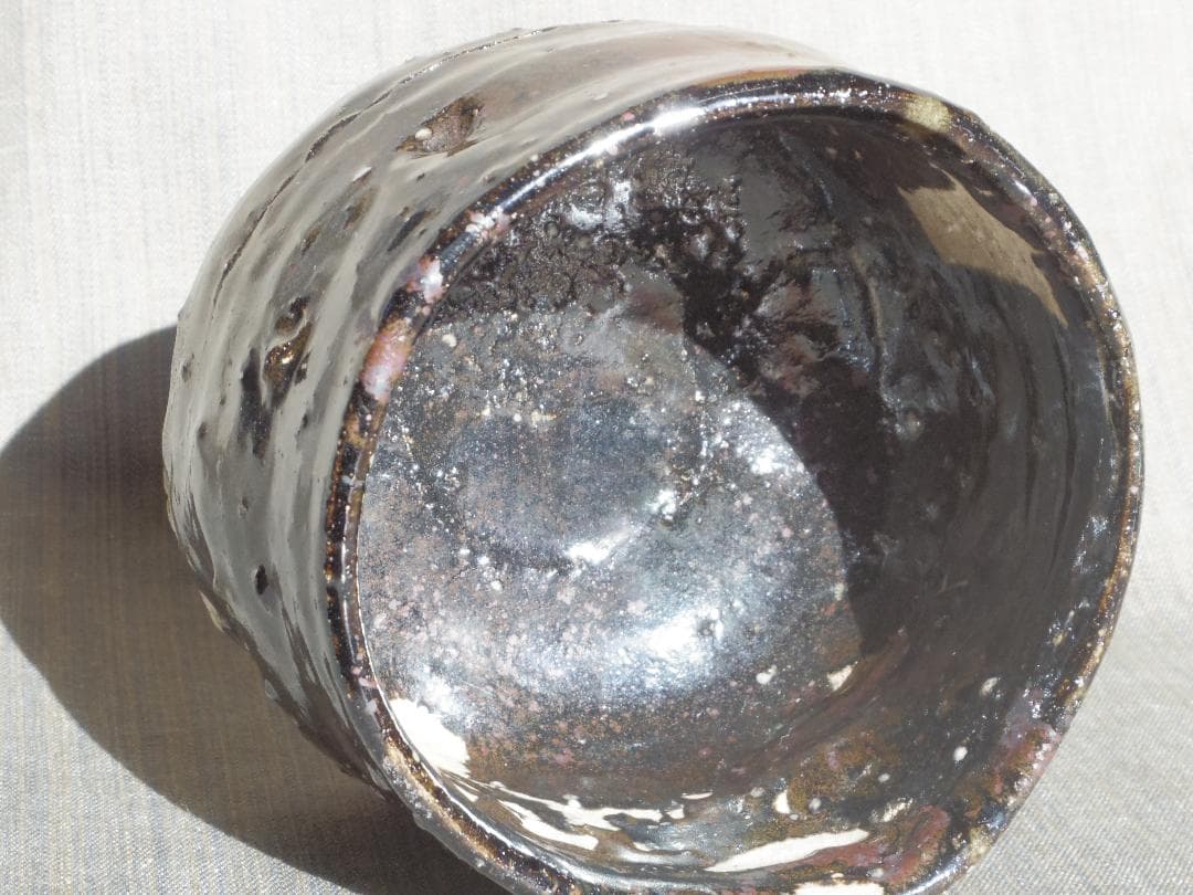 希少作☆鯉江良二☆【引き出し黒】茶碗☆共箱 - メルカリ