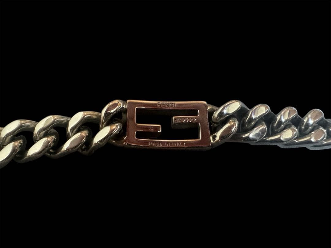 【美品】FENDI バゲット ブレスレット S