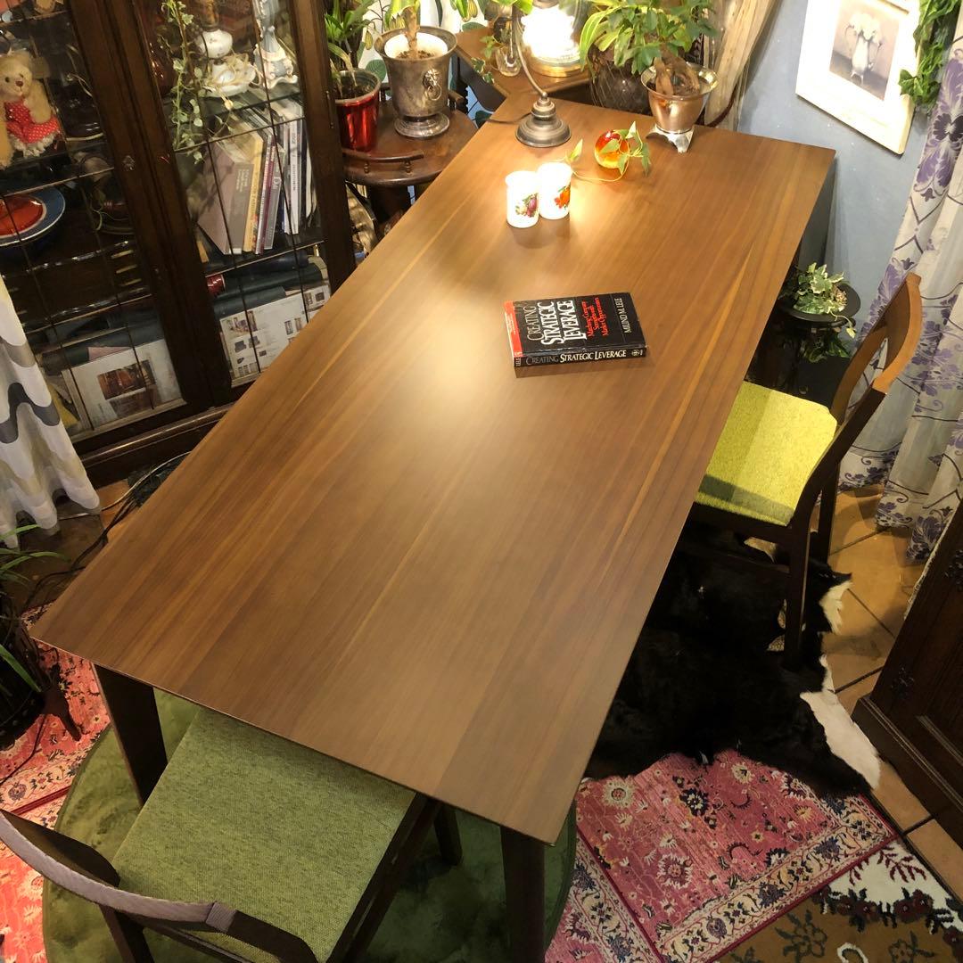 Sale ウォールナット　スクウェア　北欧ST ダイニングテーブル　幅１８０