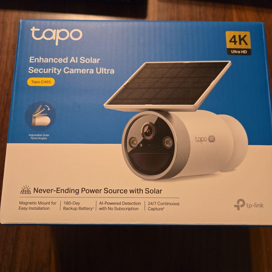 TP-Link Tapo C465 ソーラー充電 防犯カメラ 800万画素 - メルカリ